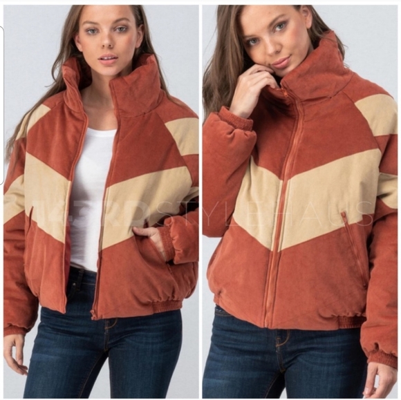🛍💥Rust Puffer Jacket💥🛍 - Picture 4 of 4